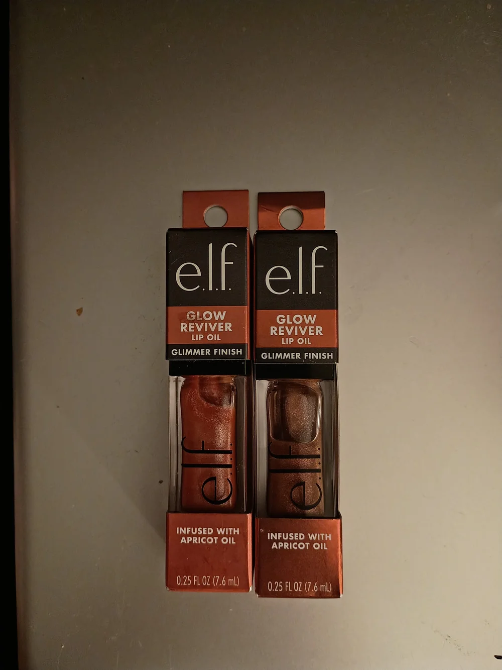 e.l.f. Glow Reviver Lip Oil Duo in Copper Brown & Bronze Shimmer